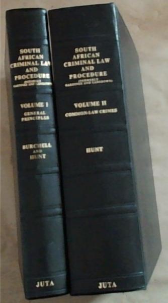 Image for South African Criminal Law and Procedure.2 Volumes South African Criminal Law and Procedure.2 Volumes