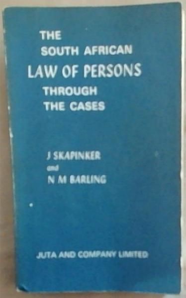 The South African law of persons through the cases