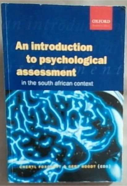 Introduction To Psychological Assessment In The South African Context 6955