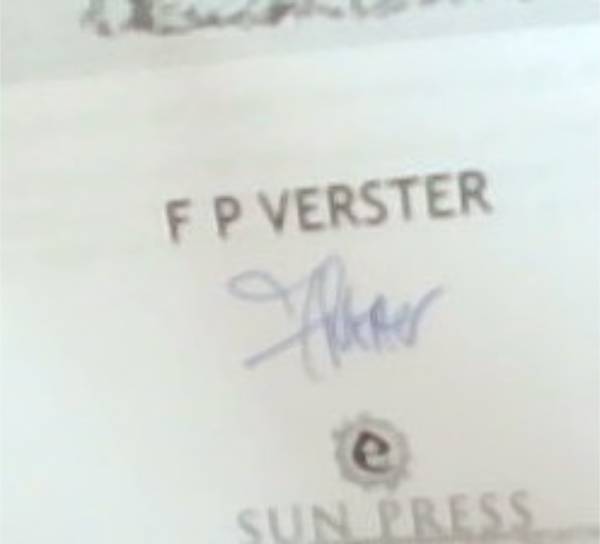 Van Kaspaas Tot Kaas: Die Lewe En Werk Van T.O. Honiball [Signed]