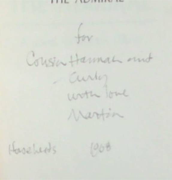 The Admiral [signed]