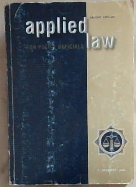Applied Law for Police Officials
