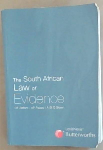 Image for The South African Law of Evidence The South African Law of Evidence