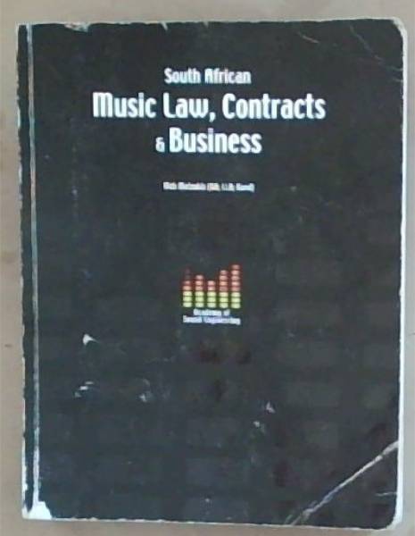 South African Music Law, Contracts and Business
