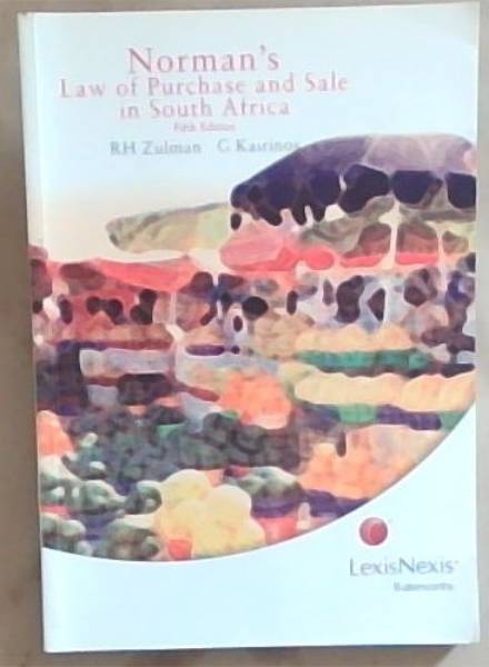 Norman's Law of Purchase and Sale in South Africa