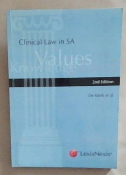 Clinical Law in South Africa [2nd Edition]