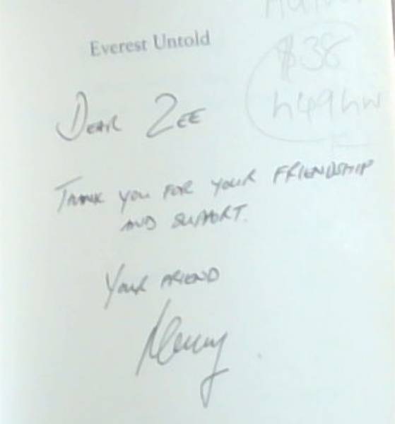 Everest Untold: Diaries from the First South African Everest Expedition [Signed]