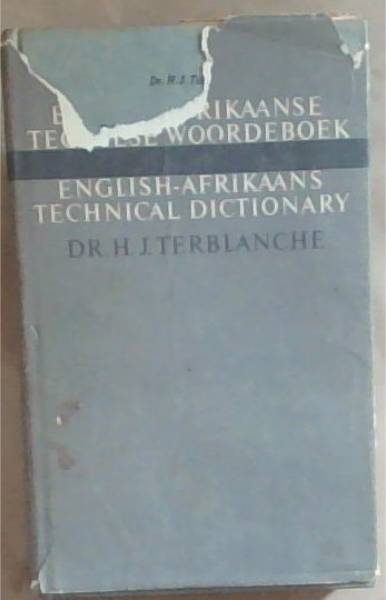Engels - Afrikaanse Tegniese Woordeboek / ENglish Afrikaans Technical Dictionary