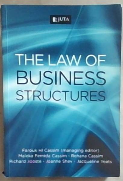 Image for The Law of Business Structures The Law of Business Structures