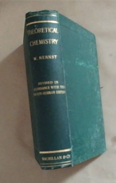 Theorectical Chemistry from the standpoint of avoadro's rule and thermodynamics