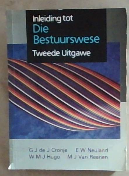 Inleiding Tot Die Bestuurswese , Tweede Uitgawe