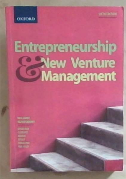Entrepreneurship & New Venture Management. 6th Edition.
