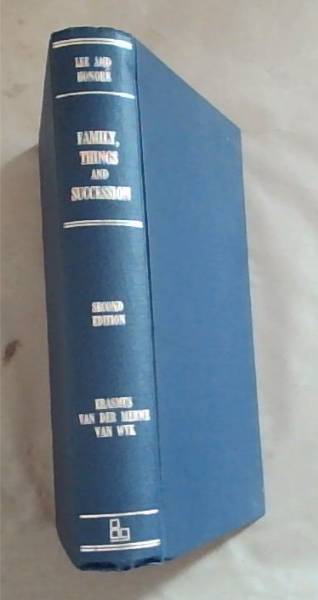 Lee and Honore Family, Things and Succession. 2nd Edition