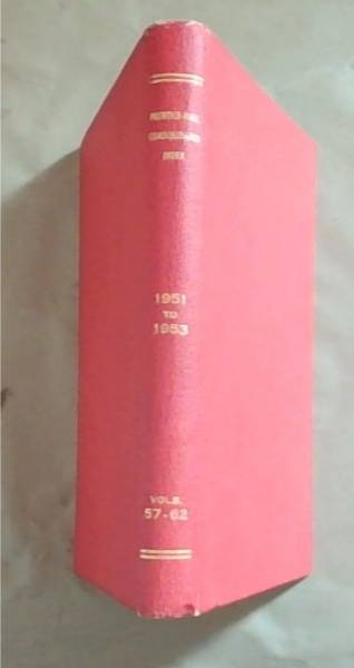 Prentice - Hall Consolidated Index Volumes 57 to 62. 1951 - 1953