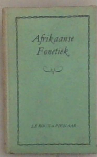 Afrikaanse Fonetiek