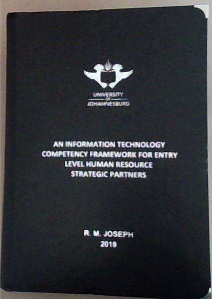 An Information Technology Competency Framework for Entry Level Human Resource Strategic Partners