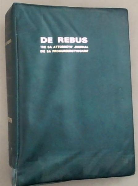 De Rebus: The SA Attorneys' Journal/ Die SA Prokureurstydskrif 1979