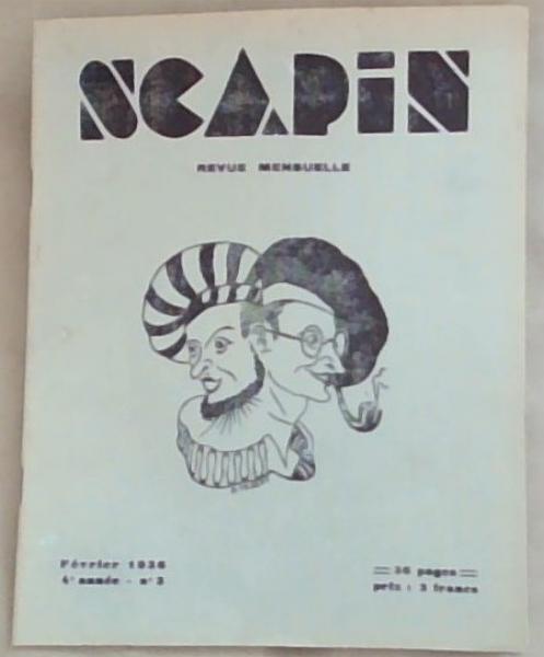 Scapin Revue Mensuelle Fevrier 1936 4 Annee 3