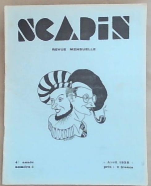 Scapin Revue Mensuelle 4 Annee Numero 5 Avril 1936