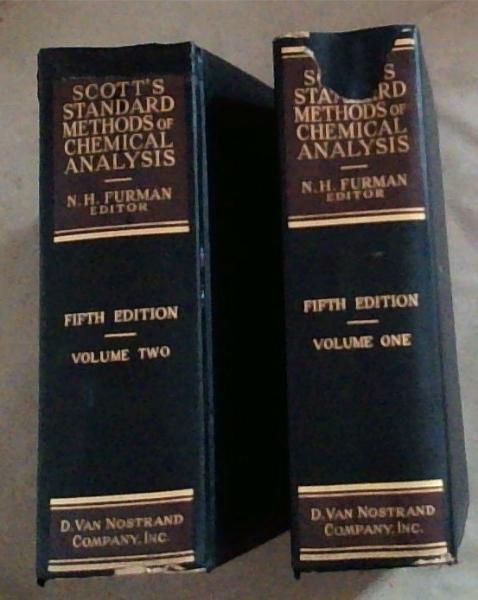 Standard Methods of Chemical Analysis Volume 1 and 2
