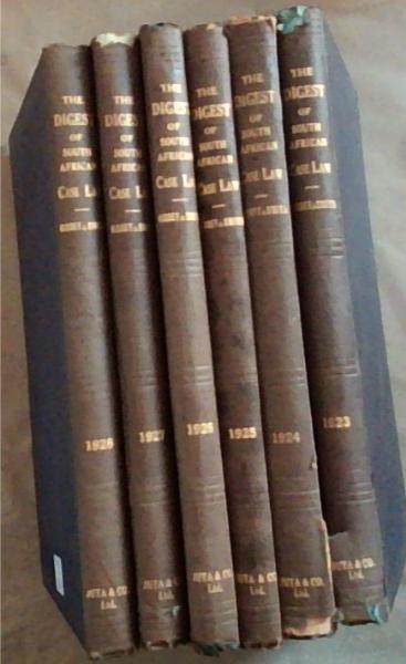 The Digest of South African Case Law Volume 23 to 28