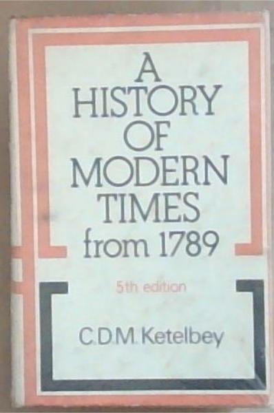 A History of Modern Times from 1789