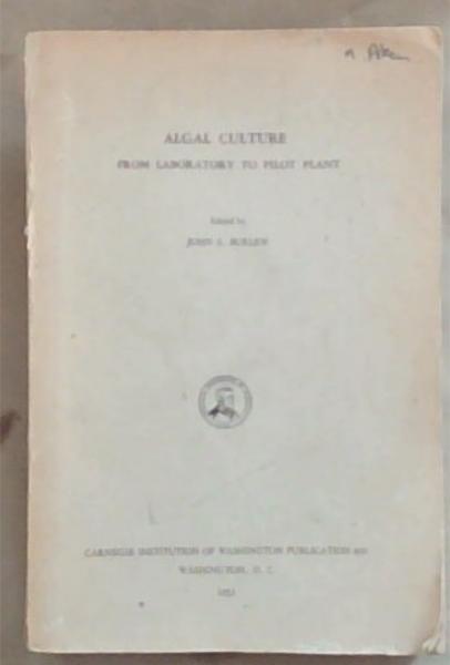 Image for Algal Culture from laboratory to pilot plant Algal Culture from laboratory to pilot plant