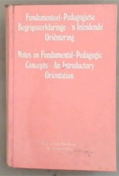 Fundamenteel - Pedagogiese Begripsverklaring - N Inleiding Orientering