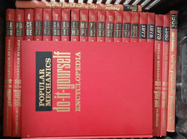 Popular Mechanics Do-It-Yourself Encyclopaedia Volume 1 to 16; 1977 to 1981; and 500 Home and Shop Tips