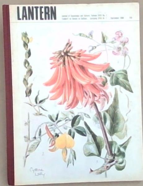 Lantern Journal of Knowledge and Culture Volume XVIII No. 1/ Tydskrif vir Kennis en Kultuur Jaargang XVIII Nr. 1 Sept 1968