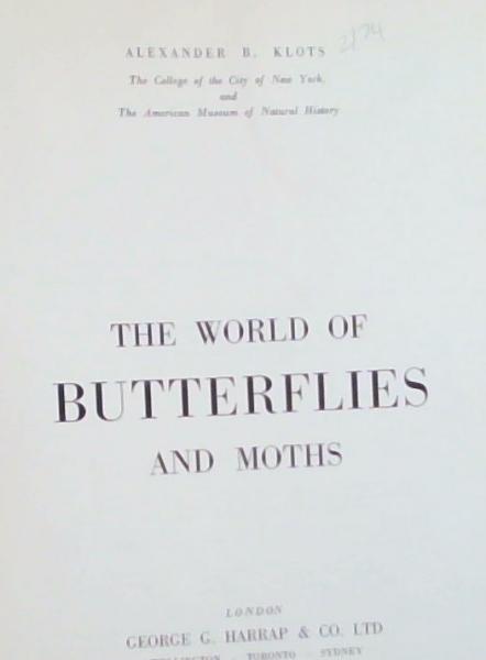 The World of Butterflies and Moths