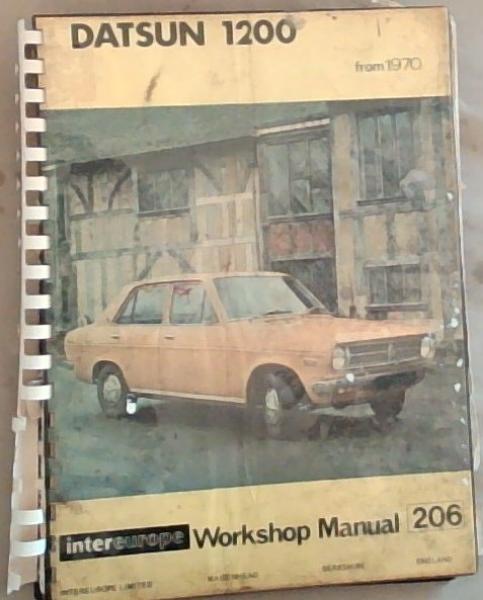 Inter Europe Workshop Manual for Datsun 1200