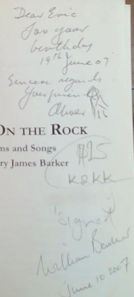 Image for Here on the Rock: Poems and Songs of Harry James Barker Here on the Rock: Poems and Songs of Harry James Barker