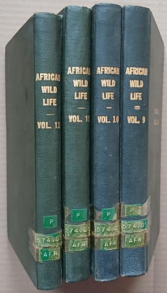 African Wild Life (16 issues bound in 4 vols, Vol 9-12)