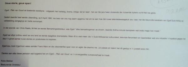 Egoli - Plek van Goud