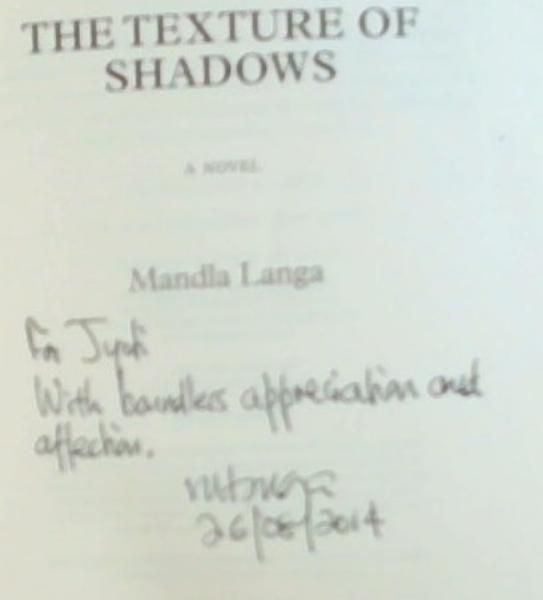 The Texture Of Shadows [signed]