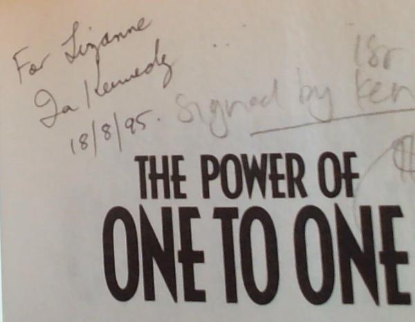 The Power Of One To One (Signed by Kennedy)