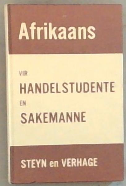 Afrikaans Vir Handelstudente En Sakemanne
